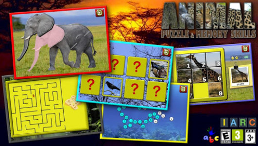 اسکرین شات بازی Kids animal puzzle and memory 6