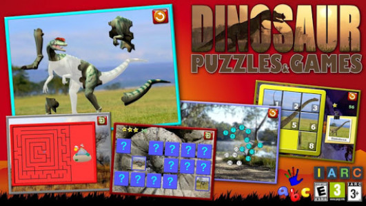اسکرین شات بازی Kids dinosaur puzzle games 6