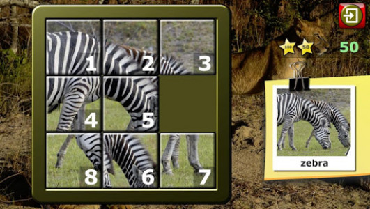 اسکرین شات بازی Kids Animal Slide Puzzle 15 6