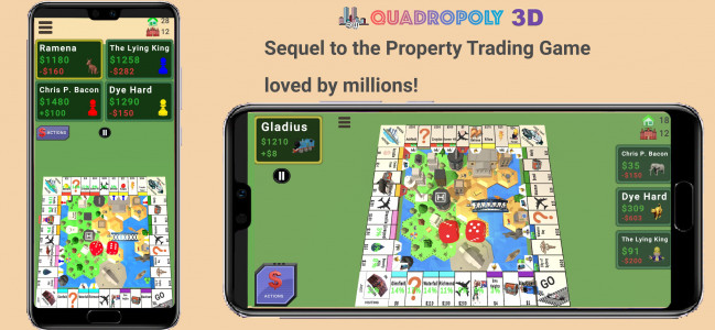 اسکرین شات بازی Quadropoly - Monopolist Tycoon 1