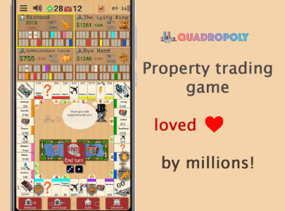 اسکرین شات بازی Quadropoly Best AI Board Business Trading Game 1