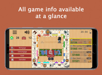 اسکرین شات بازی Quadropoly Best AI Board Business Trading Game 7