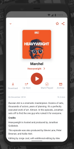 اسکرین شات برنامه Pocket Casts - Podcast Player 6