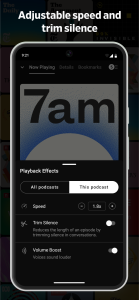 اسکرین شات 4 برنامه Pocket Casts - Podcast App