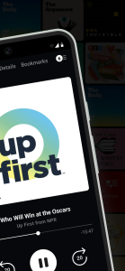 اسکرین شات 2 برنامه Pocket Casts - Podcast App