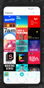 اسکرین شات برنامه Pocket Casts - Podcast Player 1