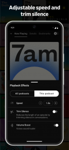 اسکرین شات برنامه Pocket Casts - Podcast App 4