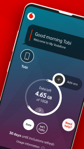 اسکرین شات برنامه My Vodafone 1