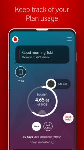 اسکرین شات برنامه My Vodafone 4