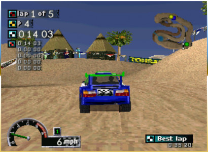 اسکرین شات بازی مسابقات رالی جاده ای 3