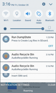 اسکرین شات برنامه Audio Recycle Bin 3
