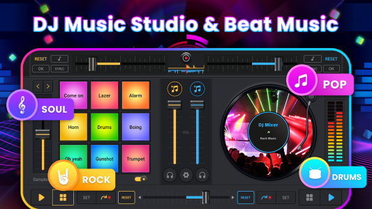 اسکرین شات برنامه DJ Music Mixer - DJ Remix 3D 1