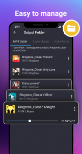 اسکرین شات برنامه MP3 Cutter & Ringtone Maker 6