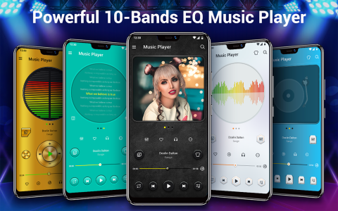 اسکرین شات 1 برنامه Music Player - Audio Player