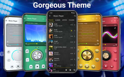 اسکرین شات برنامه Music Player & MP3:Echo Player 2