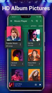 اسکرین شات برنامه Music Player- Bass Boost,Audio 4