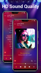اسکرین شات 3 برنامه Music Player- Bass Boost,Audio