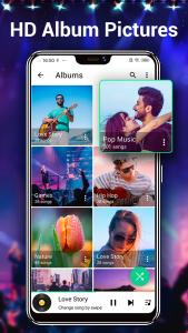 اسکرین شات 4 برنامه Music Player - MP3 Player & EQ
