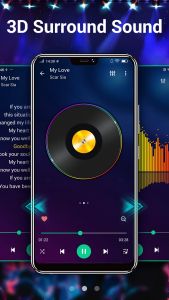اسکرین شات برنامه Music Player - MP3 Player & EQ 3
