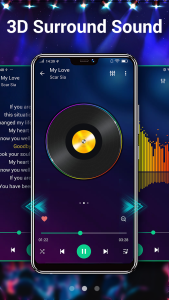 اسکرین شات 3 برنامه Music Player - MP3 Player & EQ