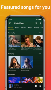 اسکرین شات برنامه Music Player&Audio:Echo Player 3