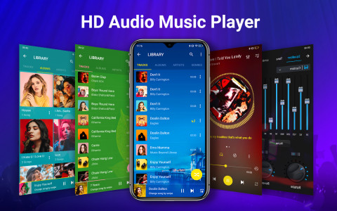 اسکرین شات 1 برنامه Music - Equalizer & Mp3 Player