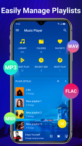 اسکرین شات 5 برنامه Music Player-Music, Mp3 Player