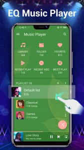 اسکرین شات 4 برنامه Music Player - MP3 Player