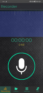 اسکرین شات برنامه Secret Voice Recorder 3