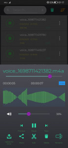 اسکرین شات برنامه Secret Voice Recorder 6