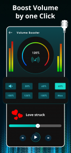 اسکرین شات برنامه Volume Booster - Music Player 1