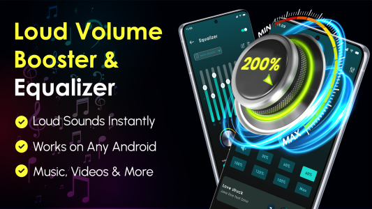 اسکرین شات 1 برنامه Volume Booster & Sound Booster