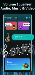 اسکرین شات برنامه Volume Booster - Music Player 3