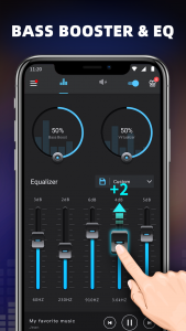 اسکرین شات برنامه Bass Booster & Equalizer 1