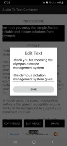 اسکرین شات 4 برنامه Audio File To Text Converter
