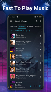 اسکرین شات برنامه Music player- bass boost,music 8