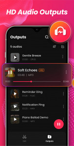 اسکرین شات 5 برنامه Audio Editor, MP3 Cutter