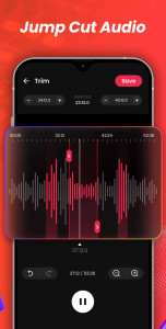 اسکرین شات 3 برنامه Audio Editor, MP3 Cutter