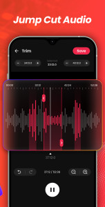 اسکرین شات 3 برنامه Audio Editor, MP3 Cutter