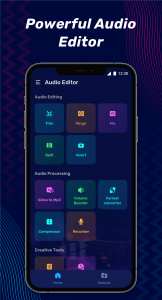 اسکرین شات برنامه Audio Editor & Music Editor 2