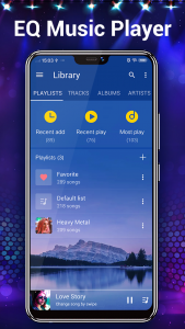 اسکرین شات 2 برنامه Music Player- Music,Mp3 Player
