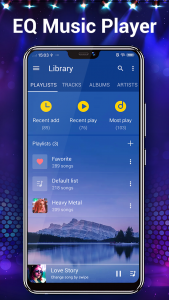 اسکرین شات برنامه Music Player- Music,Mp3 Player 2