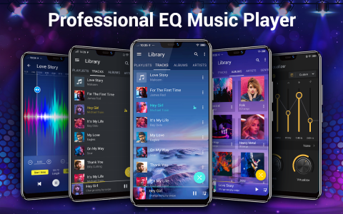اسکرین شات 1 برنامه Music Player- Music,Mp3 Player