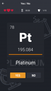 اسکرین شات بازی Periodic Table - Game 6