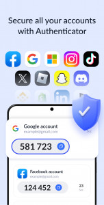 اسکرین شات برنامه Authenticator App - SafeAuth 1