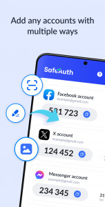 اسکرین شات 7 برنامه Authenticator App - SafeAuth