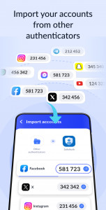 اسکرین شات 3 برنامه Authenticator App - SafeAuth