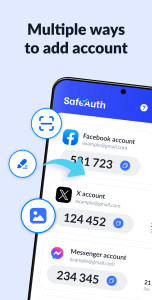 اسکرین شات 7 برنامه Authenticator App - SafeAuth