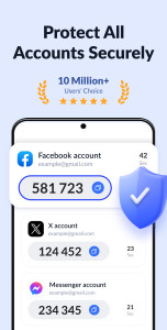 اسکرین شات 1 برنامه Authenticator App - SafeAuth
