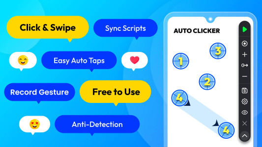 اسکرین شات 1 برنامه Auto Clicker: Auto Tapper